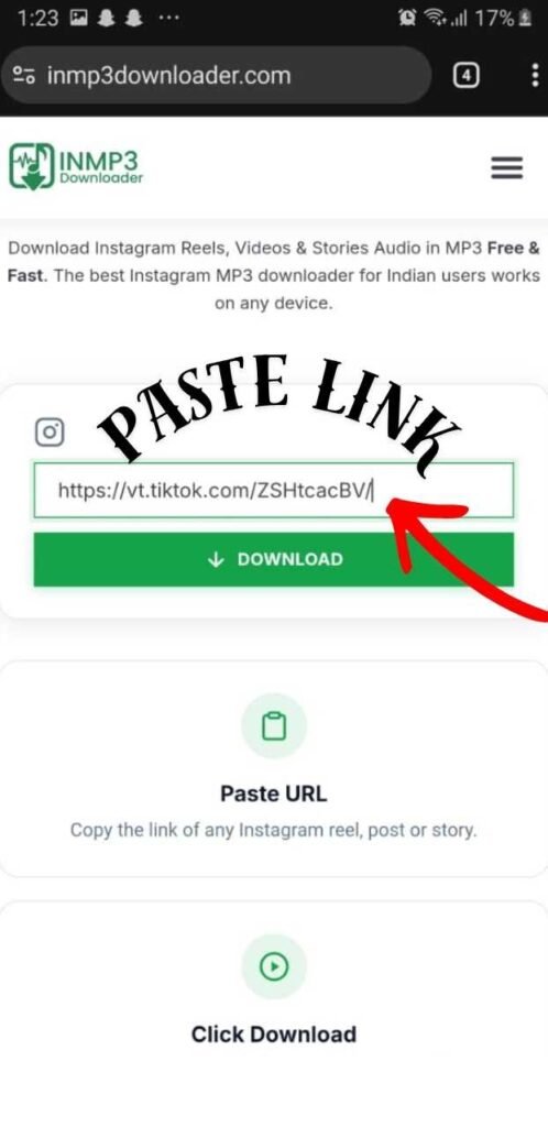 How to user instagram mp3 downloader